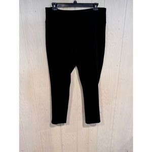Andrew Marc Black Leggings Yoga Waist Size XL